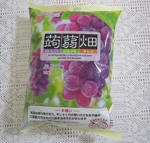 即決 マンナンライフ　蒟蒻畑 ぶどう味 300g(25g×12個) 国産こんにゃく粉100％使用 こんにゃくゼリー 賞味期限2024.8.21　 未開封品　