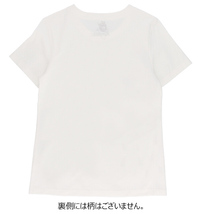 kurofuneTシャツ　大正ガラスとミーコ　white　Fサイズ　和柄Tシャツ 京都くろちく 大正ロマン ねこ柄 ネコ好き 猫柄 Tシャツ クロフネ_画像2