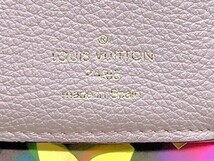 【確実正規品】極美品！RFID.ICチップ搭載　Louis Vuittonルイヴィトン　ポルトフォイユ・ロックミニ　コンパクトウォレット　グレージュ_画像10