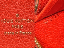【確実正規品】美品！Louis Vuittonルイヴィトン　モノグラム・アンプラント　ジッピーウォレット長財布　ブラック×オレンジ系_画像10
