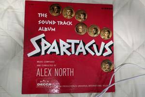レコードLP アレックス・ノース　「スパルタカス」　米盤　DECCA　DL　７９０９２（F/O）　　