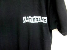 XXXLサイズ-ANTIBRAND/No5-Tシャツ/BLACK-D_画像8