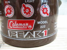 希少 ビンテージ Coleman コールマン ホワイトガソリンランタン PEAK1 MODEL.222 管理0514G3 _画像9