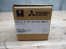 新品未使用 MITSUBISHI 三菱電機 漏電ブレーカ NV30-FA 3P 30A 管理6Z0514L13_画像2