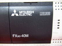 新品 MITSUBISHI 三菱電機 マイクロシーケンサ基本ユニット FX3G-40MR/ES 管理6rc0514W38_画像2