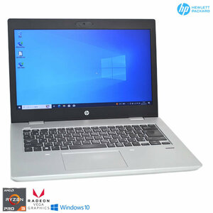 ノートパソコン 14.0型 HP ProBook 645 G4 Ryzen Pro 3 2300U メモリ8G M.2SSD256G Wi-Fi Webカメラ USBType-C Windows10