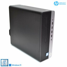 中古パソコン HP ProDesk 600 G5 SFF 第9世代 Core i7 9700 メモリ16G 新品M.2SSD512G HDD1TB USBType-C マルチ Windows11_画像1