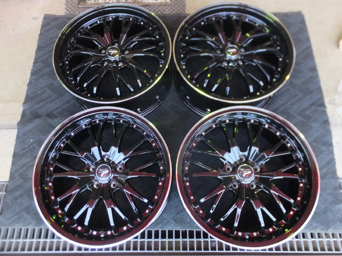 トヨタ ウィッシュ 20系X・G ホットスタッフ ヴァレット アンクレイ BK/PO トーヨー ナノエナジー 3プラス 195/65R15 15インチ サマータイヤ&ホイールセット 4本1台分 トヨタ ウィッシュ 20系X・G ホットスタッフ ヴァレット アンクレイ BK/PO トーヨー ナノエナジー 3プラス 195/65R15 15インチ サマータイヤ&ホイールセット 4本1台分