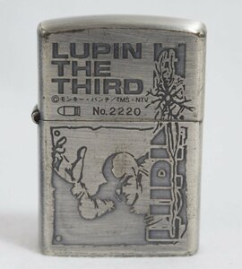 USED品・保管品 ZIPPO ジッポ ライター ルパン三世 LUPIN THE THIRD モンキーパンチ シルバー XⅢ 1997年製 火花確認済み