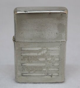 訳有品・保管品 ZIPPO ジッポ ライター BEST SELECTION ベストセレクション ウィンディ X刻 1994年製 着火未確認 ダメージ大