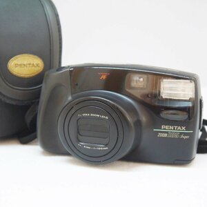 ジャンク品・保管品 PENTAX ペンタックス Zoom 105 Super コンパクトフィルムカメラ PENTAX ZOOM LENS f=38mm-f=105mm ケース/取扱説明書付