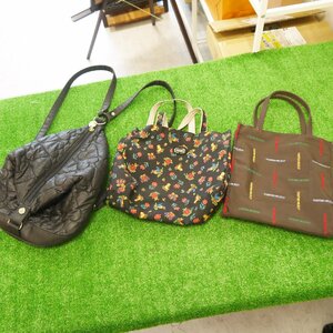 USED品・保管品 バッグ3点セット FEILER フェイラー ハンドバッグ VIANTINO MILELLY ハンドバッグ Le.GRIS リュックサック 現状品