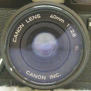 ジャンク品・保管品 Canon キャノン A35 Datelux フィルムカメラ コンパクトカメラ レンズ 40mm 1:2.8 動作未確認 現状品の画像7