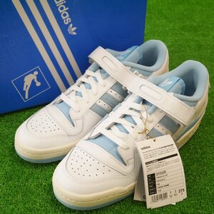 未使用品・保管品 adidas アディダス GY2325 FORUM 84 LOW フォーラム ロー スニーカー 靴 ホワイト×ブルー系 27.5cm 外箱/替え紐付き