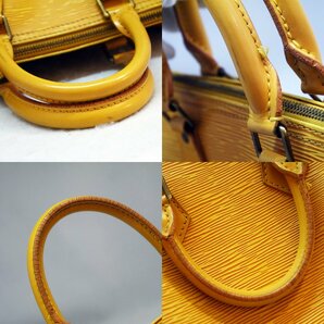 USED品・保管品 Louis Vuitton ルイヴィトン M43019 スピーディ25 タッシリイエロー VI0934 エピ ボストンバッグ ハンドバッグ ダメージ有の画像8