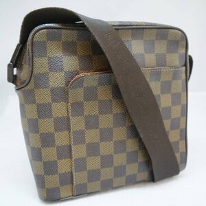 USED品・保管品 Louis Vuitton ルイヴィトン N41442 オラフPM ショルダーバッグ MI0024 ダミエ・エベヌ ゴールド金具 現状品