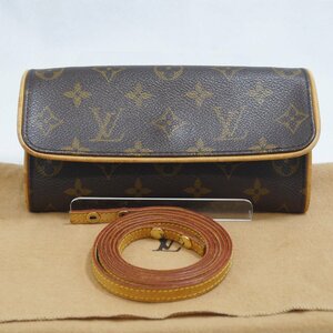 USED品・保管品 Louis Vuitton ルイヴィトン M51854 ポシェットツインPM モノグラム CA0959 ショルダーバッグ ポシェット 保存袋付き