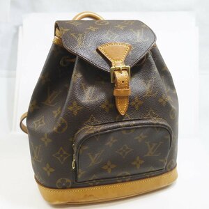 USED品・保管品 Louis Vuitton ルイヴィトン M51137 ミニモンスリ モノグラム SP0957 リュックサック ゴールド金具 現状品