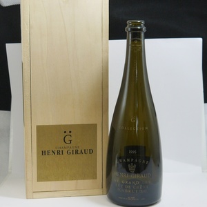 ★空瓶 空ボトル HENRI GIRAUD G COLLECTION【アンリ ジロー G コレクション 空ボトル 木箱】