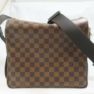 USED品・保管品 Louis Vuitton ルイヴィトン N45255 ナヴィグリオ ダミエ エベヌ ショルダーバッグ SR0064 現状品