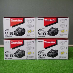 送料無料 未使用品・保管品 4個セット makita マキタ BL1860B 18V 6.0Ah リチウムイオンバッテリー 星・雪マーク 純正 240425