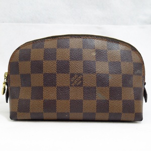 USED品・保管品 Louis Vuitton ルイヴィトン N47516 ポシェットコスメティック ダミエエベヌ ポーチ CA1016 ダメージ・劣化あり 現状品