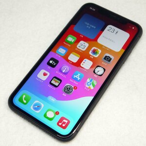 USED品・保管品 apple iPhone11 64GB MHDA3J/A スマートホン アイフォン アップル ブラック バッテリー最大容量86% 利用制限○ 現状品