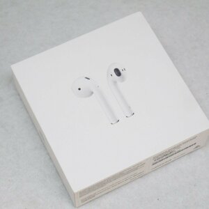 USED品・保管品 apple アップル MV7N2ZA/A AirPods with Charging case 第2世代 A2032 A2031 A1602 エアポッズ 外箱付き 現状品