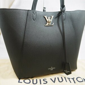 USED品・保管品 Louis Vuitton ルイヴィトン M42291 ロックミー カバ トートバッグ ブラック キーリング付き FL4167 保存袋付き