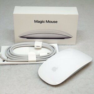 USED良品・保管品 apple アップル MK2E3J/A Magic Mouse マジックマウス A1657 ホワイト ワイヤレスマウス 外箱付