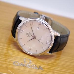 送料無料 USED良品 OMEGA オメガ 424.13.40.20.02.001 De Ville Prestige デビル プレステージ コーアクシャル クロノメーター 付属品あり