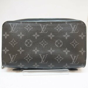 USED品・保管品 Louis Vuitton ルイヴィトン M61698 ジッピーXL ラウンドファスナー長財布 モノグラム・エクリプス CA0119 現状品