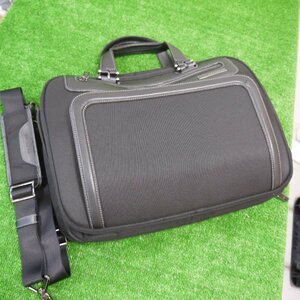 ジャンク品・保管品 Samsonite サムソナイト 2way ショルダーバッグ ビジネスバッグ ブラック ナイロン×レザー メンズバッグ 現状品