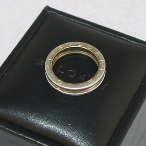 USED品・保管品 BVLGARI ブルガリ 750刻印 B-zero1 ビーゼロワン リング 指輪 K18 重量約7.8g 約17号 #57 ケース付き 現状品 ①