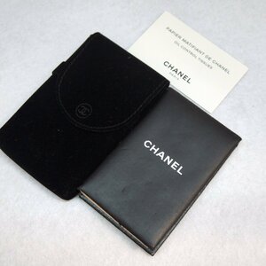  outside fixed form free shipping long-term keeping goods CHANEL Chanel compact mirror oil control tissue ..... paper present condition goods 