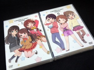 USED品 DVD 2本セット アイドルマスター シンデレラガールズ劇場 Ⅰ・Ⅱ 1巻 2巻 再生確認済み