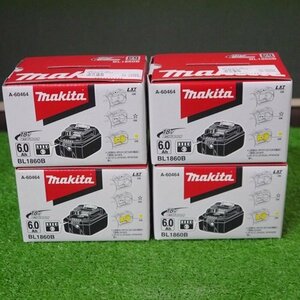 ★4個セット 送料無料 未使用 makita【マキタ BL1860B 18V 6.0Ah リチウムイオンバッテリー 星・雪マーク付き 4個セット】