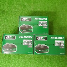 ★送料無料 3個セット 未使用 Hi-KOKI【ハイコーキ BSL36B18X マルチボルト 36V,4.0Ah 18V,8.0Ah バッテリー 3個セット】_画像3