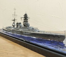 完成品　艦船模型　1/700 　アオシマ　戦艦長門　1927 屈曲煙突_画像1