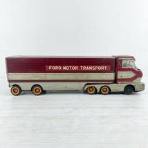 《現状品》FORD TRANSPORT/フォード トランスポート/GAS TURBINE/トレーラー/ブリキ玩具/昭和レトロ/ビンテージ/EK06E10TI005_画像3