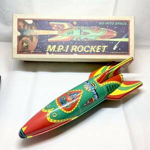 《未使用》MP-1 ROCKET/ロケット/ブリキ/フリクション/日本製/レトロ/玩具