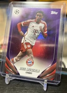 【JAMAL MUSIALA】◆299枚限定 Purple Refractor◆ 2023-24 TOPPS UEFA CLUB COMPETITIONS SOCCER FCバイエルン・ミュンヘン Bayern