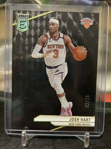 【JOSH HART】◆25枚限定シリアルカード◆2023-24 PANINI Donruss Elite Newyork Knicks NBA