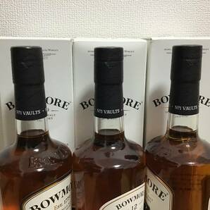 未開栓☆【BOWMORE/ボウモア】12年 40％ 700ml ３本セット 箱付の画像3