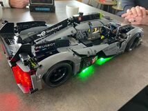 LEGO MOC ブロック テクニック 42156 互換 プジョー 9X8 24H ル・マン・ハイブリッド・ハイパーカー LED ライト 照明 キット DL174_画像6
