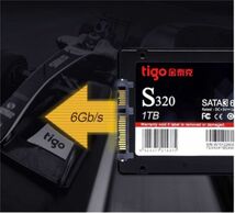 ■新品!!国内対応&90日保証■ 【2019最新型】 tigo SSD 480GB SATA3/6.0Gbps 2.5インチ 3D 高速 NAND TLC 内蔵型 S320 PC ノートPC DE007_画像3