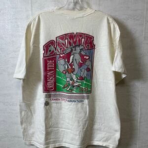 半袖 Tシャツ 古着 ビンテージ　シングルステッチ　90S アラバマクリムゾンタイド　サイズXL メンズ古着