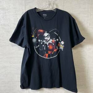 半袖プリントTシャツ DCコミックス　半袖Tシャツ　黒ブラック　メンズ　古着