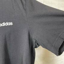 半袖 Tシャツ アディダス　adidas サイズM 黒ブラック　コットンシャツ　メンズ　古着_画像6