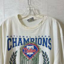 Tシャツ USA製 90s メジャーリーグ　フィリーズ　MLB シングルステッチ　白ホワイト　半袖Tシャツ　メンズ古着_画像1